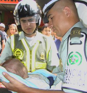 El bebé fue abandonado en el Centro el 3 de enero.