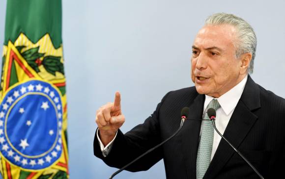 Temer dice que no reununciará y probará su inocencia