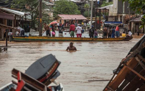 Lluvias dejan dos muertos, un herido y dos desaparecidos en Chocó