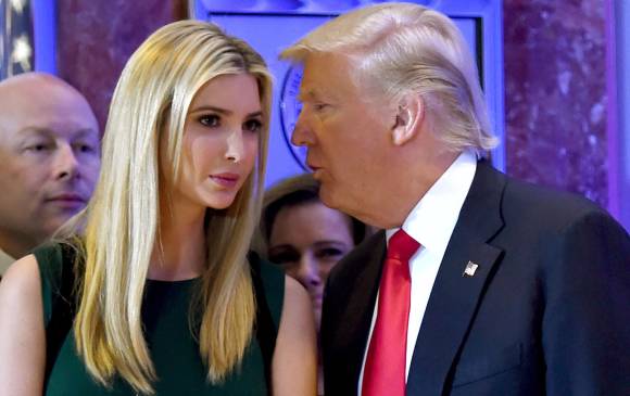 Ivanka y su padre Donald Trump